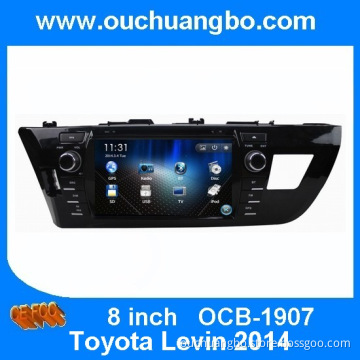 Ouchuangbo audio DVD navigation Toyota Levin 2014 wince faactory price